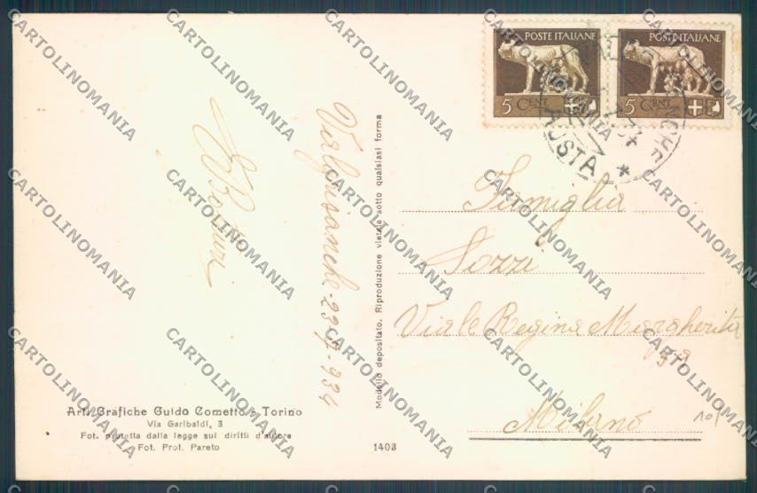 Aosta Valgrisenche cartolina ZQ5025 – retro