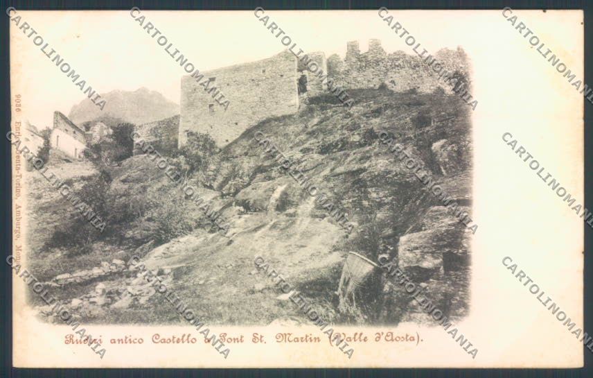Aosta Point Saint Martin cartolina ZQ5053 – fronte