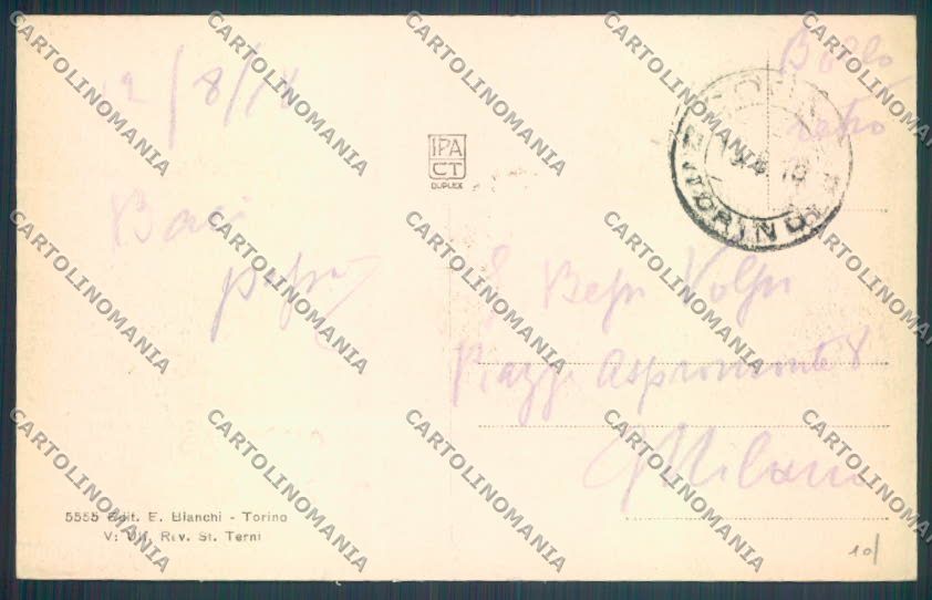 Aosta Valle d'Aosta Camoscio cartolina ZQ5058 – retro