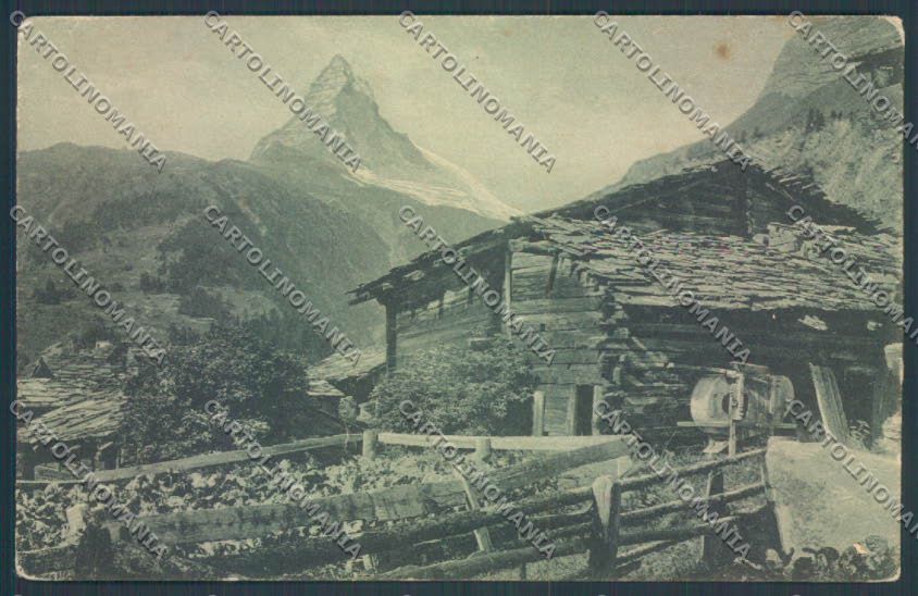 Aosta Valle d'Aosta Cervino cartolina ZQ5060 – fronte