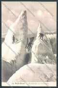 Aosta Monte Bianco Alpinismo Ghiacciaio cartolina ZQ5081 – fronte