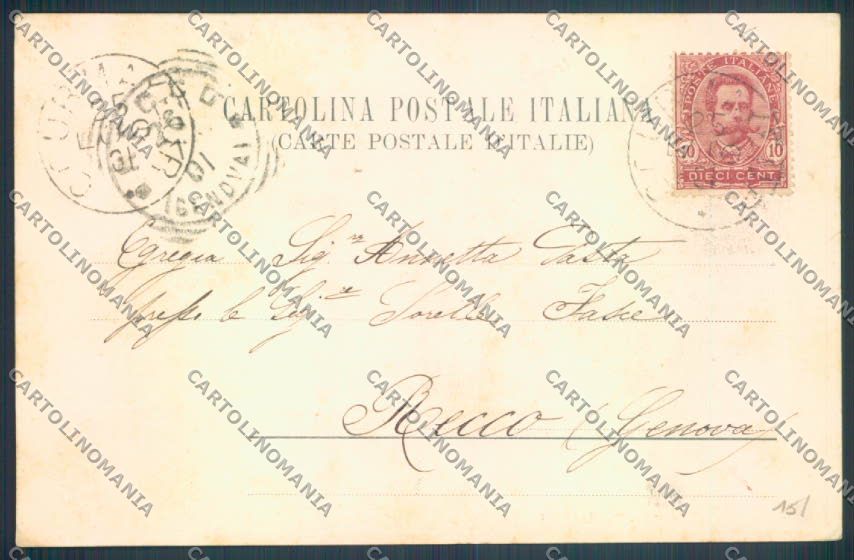 Aosta Monte Bianco Ghiacciaio FORO cartolina ZQ5087 – retro
