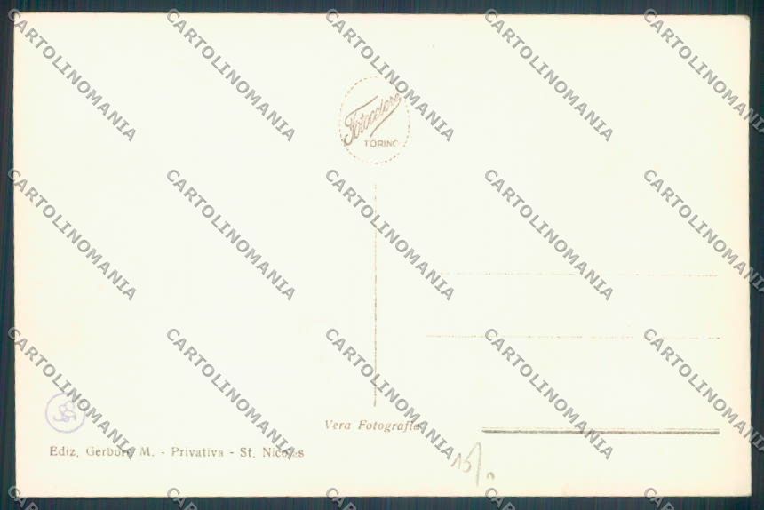 Aosta Saint Nicolas Nevicata Foto cartolina ZQ5093 – retro
