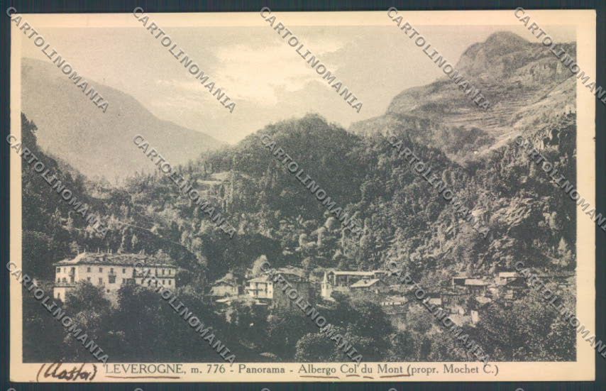 Aosta Arvier Leverogne cartolina ZQ5101 – fronte