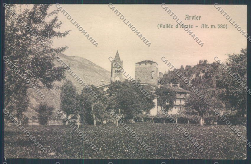 Aosta Arvier cartolina ZQ5113 – fronte