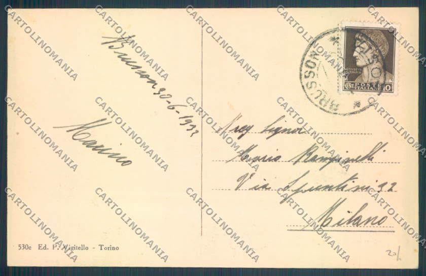 Aosta Saint Vincent Colle di Jouxcartolina ZQ5114 – retro