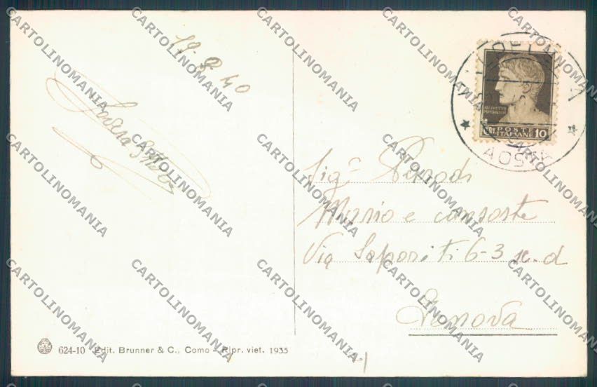 Aosta Oyace cartolina ZQ5116 – retro
