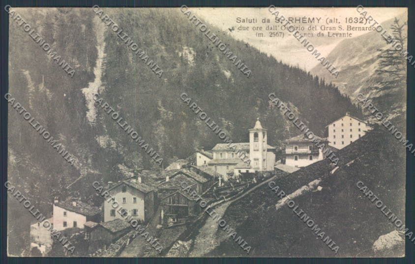Aosta Saint Rhémy cartolina ZQ5117 – fronte