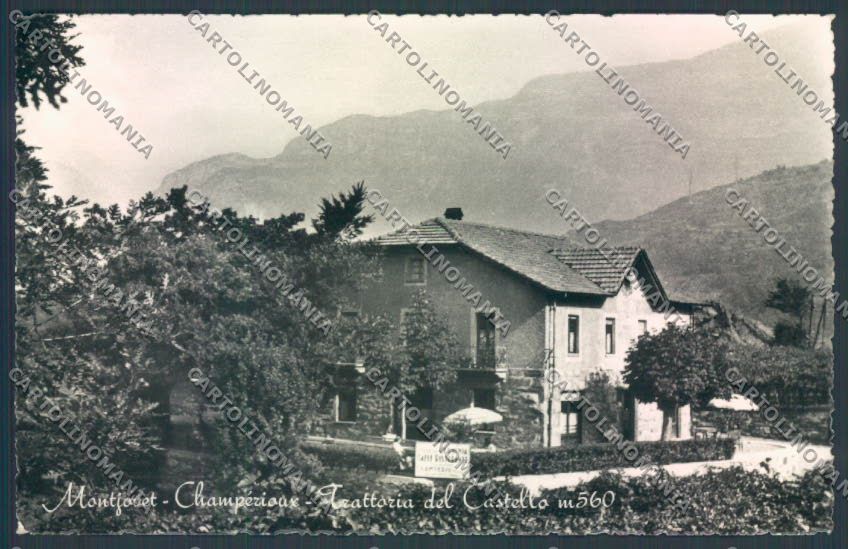 Aosta Montjovet Foto cartolina ZQ5122 – fronte