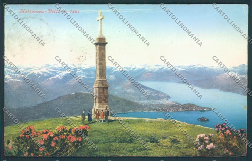 Verbania Stresa Mottarone PIEGHINE ABRASA cartolina ZQ5132 – fronte