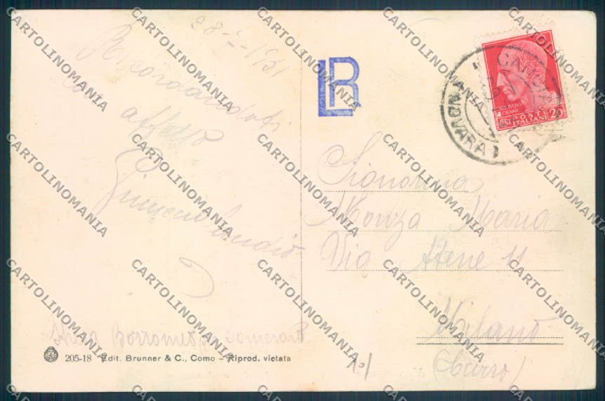 Verbania Stresa Mottarone cartolina ZQ5137 – retro