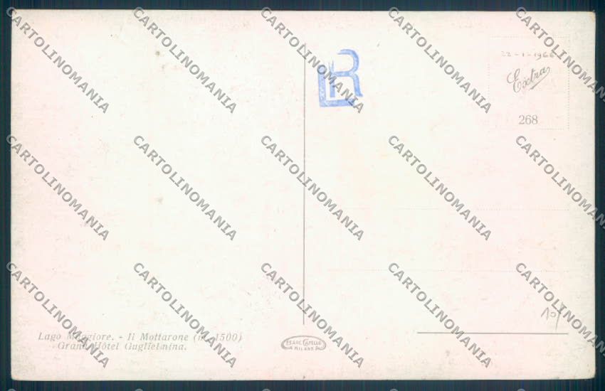 Verbania Stresa Mottarone cartolina ZQ5140 – retro