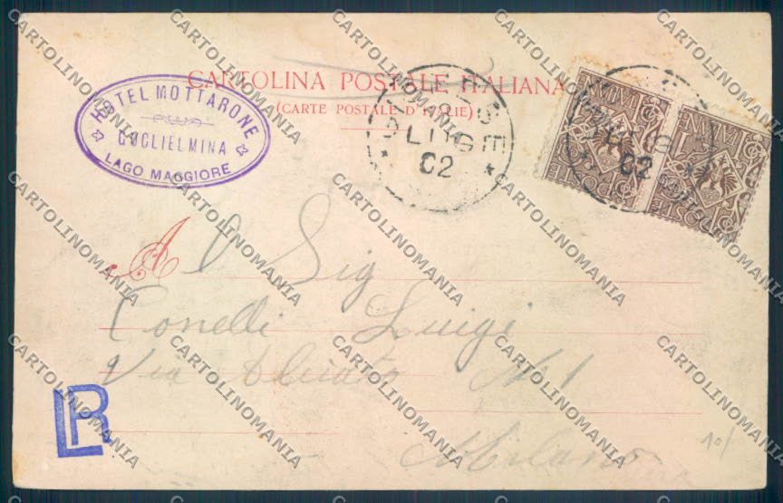 Verbania Stresa Mottarone Monte Rosa cartolina ZQ5142 – retro