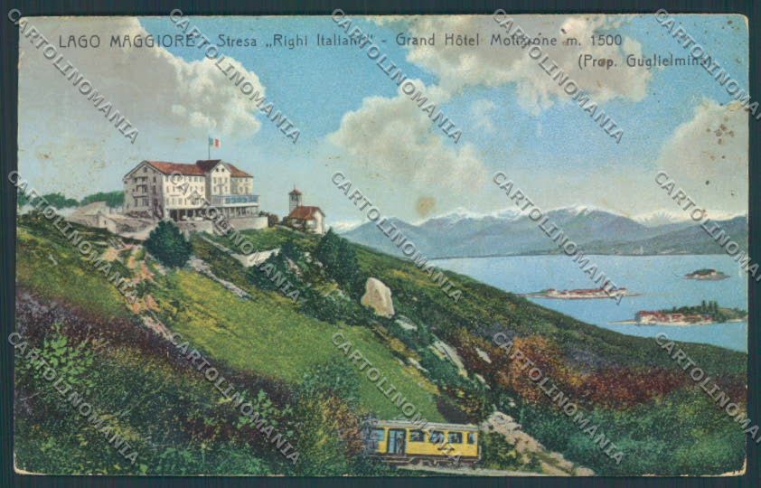 Verbania Stresa Mottarone Treno SCOLLATA cartolina ZQ5151 – fronte