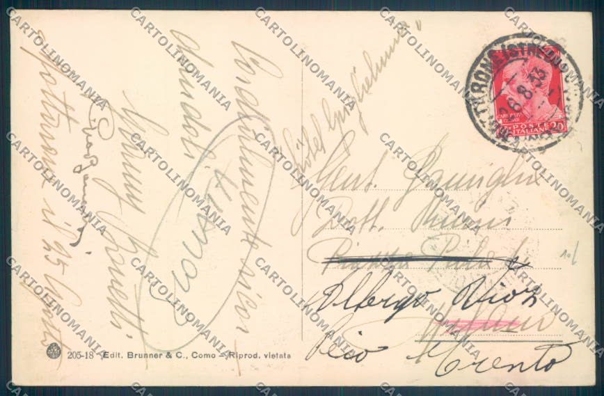 Verbania Stresa Mottarone SCOLLATA cartolina ZQ5156 – retro