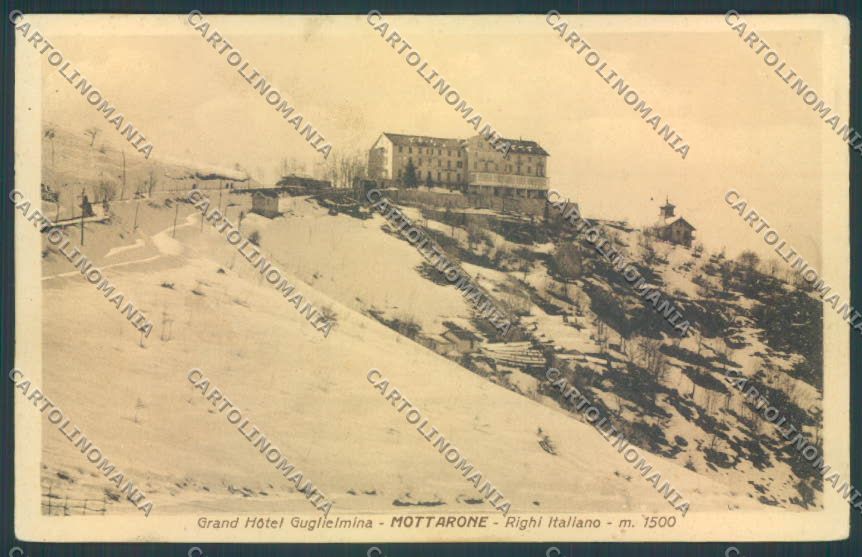 Verbania Stresa Mottarone Nevicata cartolina ZQ5161 – fronte