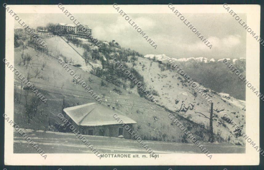 Verbania Stresa Mottarone Nevicata cartolina ZQ5162 – fronte