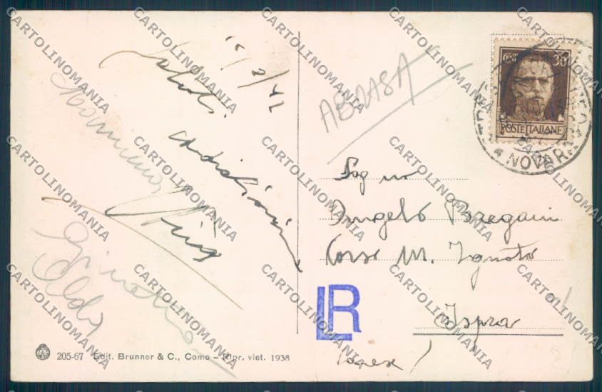 Verbania Stresa Mottarone ABRASA cartolina ZQ5166 – retro
