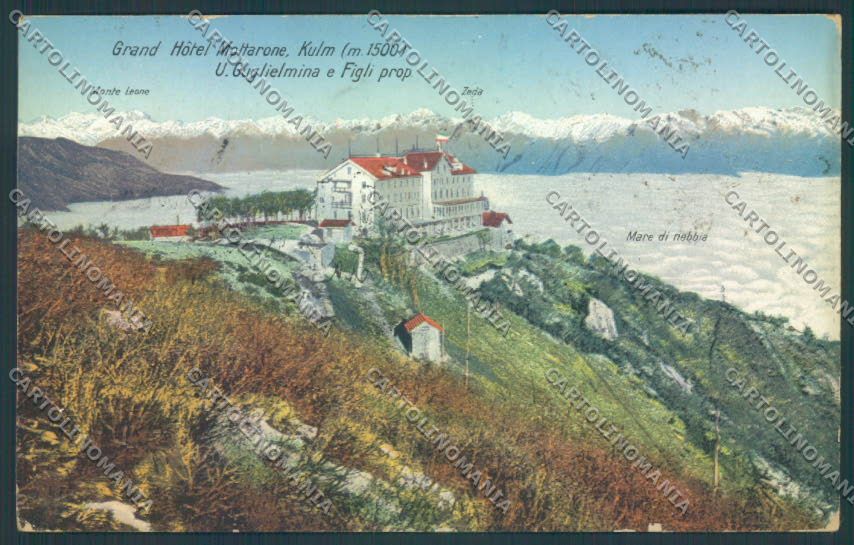 Verbania Stresa Mottarone Zanfa PIEGHE cartolina ZQ5180 – fronte
