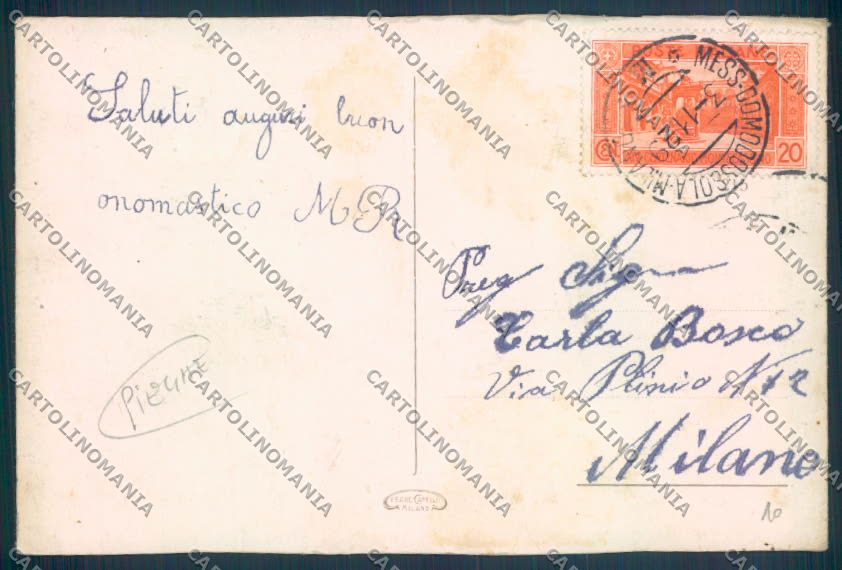 Verbania Stresa Mottarone PIEGHE cartolina ZQ5184 – retro