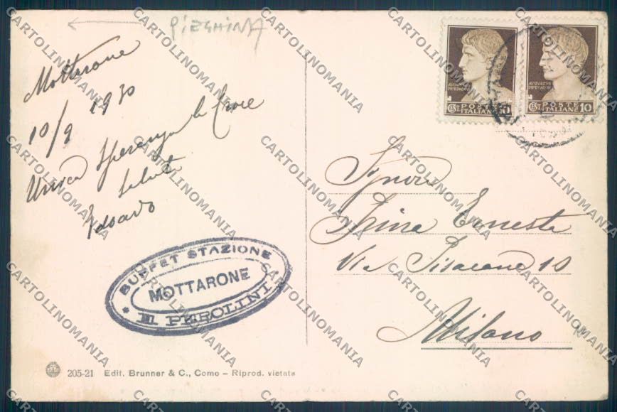 Verbania Stresa Mottarone PIEGHINA cartolina ZQ5199 – retro
