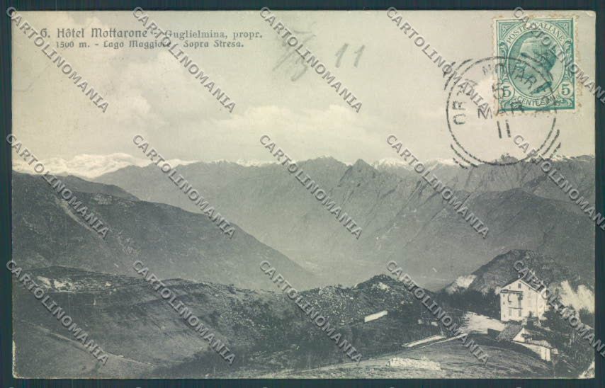 Verbania Stresa Mottarone cartolina ZQ5207 – fronte