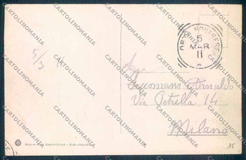 Verbania Stresa Mottarone cartolina ZQ5207 – retro