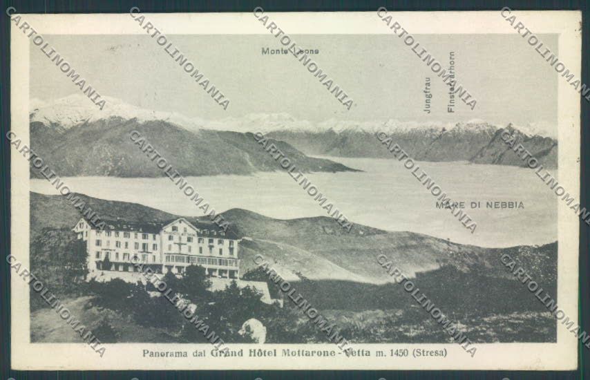 Verbania Stresa Mottarone cartolina ZQ5208 – fronte