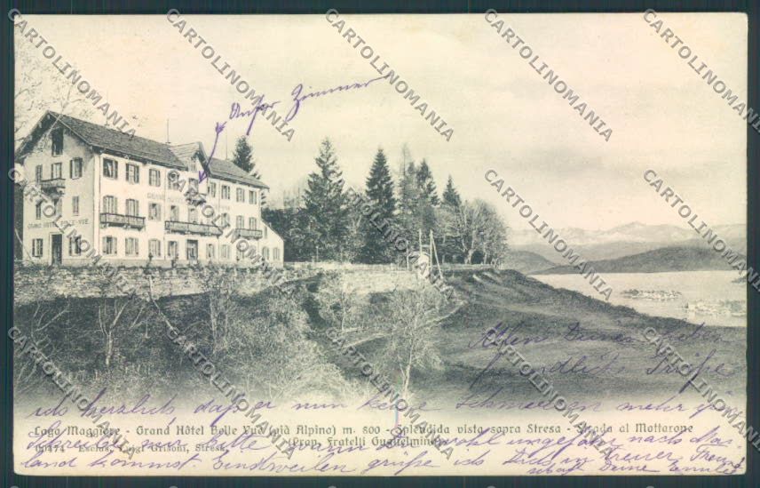 Verbania Stresa Mottarone cartolina ZQ5213 – fronte