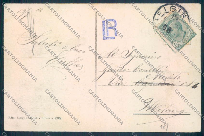 Verbania Stresa Mottarone cartolina ZQ5221 – retro