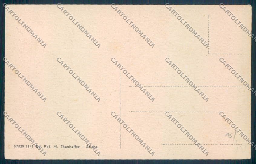 Verbania Stresa Mottarone Nevicata cartolina ZQ5222 – retro