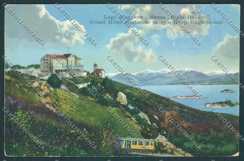 Verbania Stresa Mottarone Treno cartolina ZQ5223 – fronte