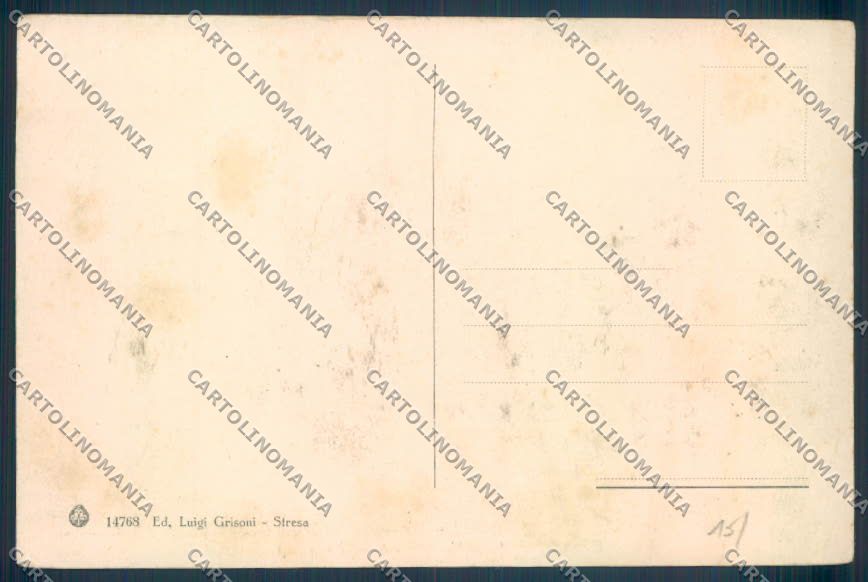 Verbania Stresa Mottarone cartolina ZQ5227 – retro