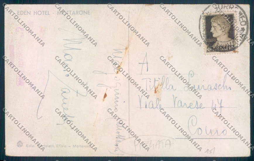 Verbania Stresa Mottarone PIEGATA cartolina ZQ5236 – retro
