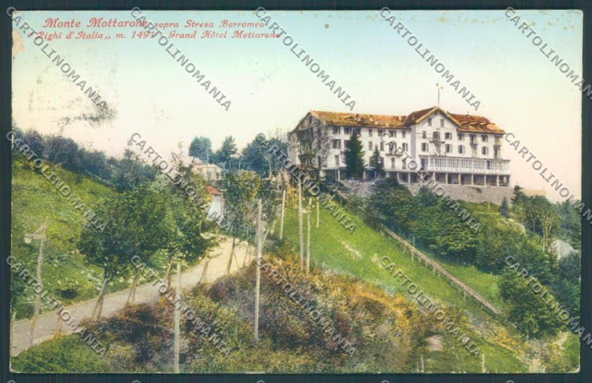 Verbania Stresa Mottarone ABRASA cartolina ZQ5239 – fronte