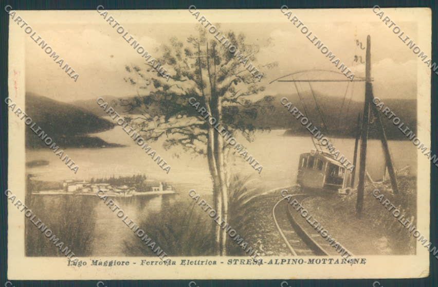 Verbania Stresa Mottarone Treno ABRASA cartolina ZQ5251 – fronte