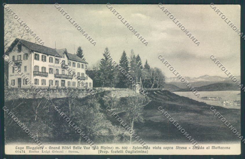 Verbania Stresa Mottarone cartolina ZQ5257 – fronte