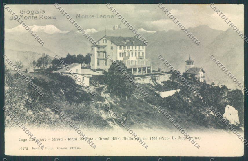 Verbania Stresa Mottarone cartolina ZQ5261 – fronte