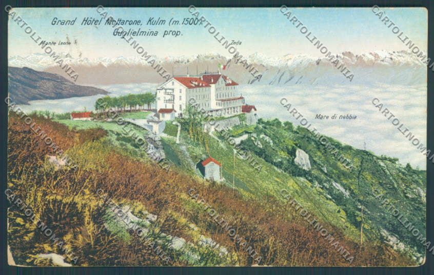 Verbania Stresa Mottarone ABRASA cartolina ZQ5267 – fronte