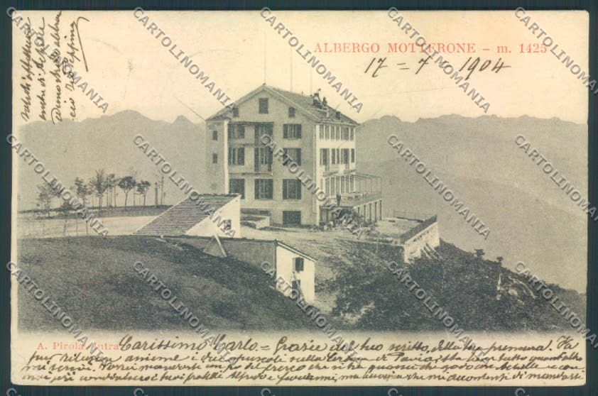 Verbania Stresa Mottarone PIEGHINA cartolina ZQ5268 – fronte