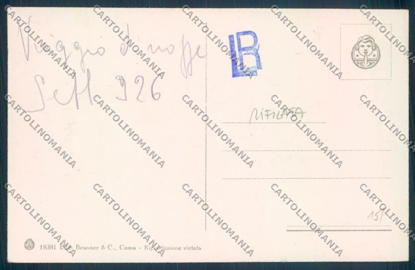 Verbania Stresa Mottarone Treno Pecora RIFILATA cartolina ZQ5270 – retro