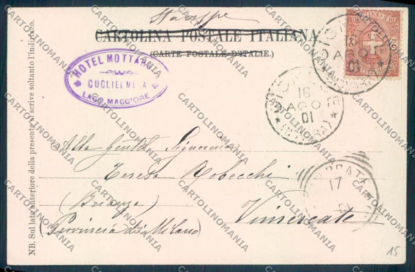 Verbania Stresa Mottarone cartolina ZQ5285 – retro
