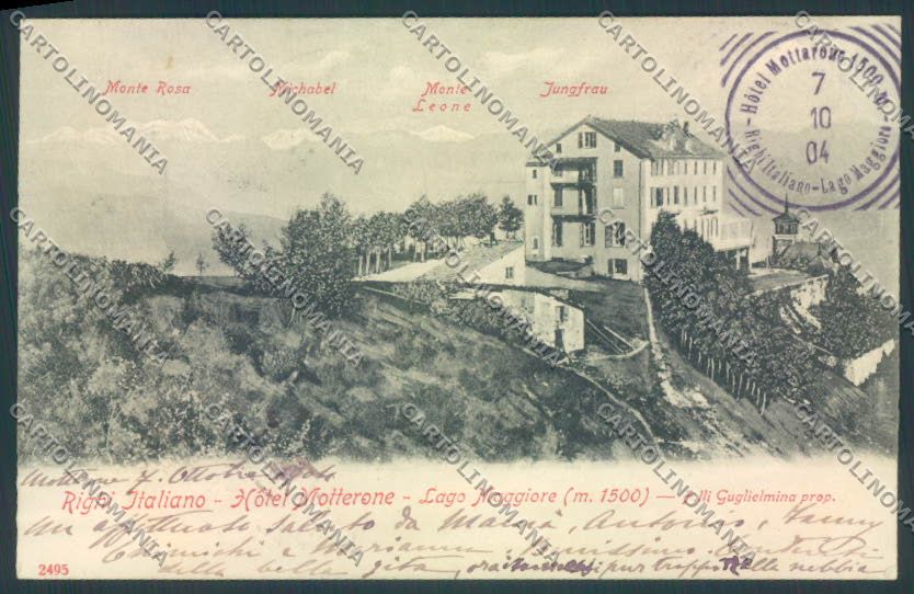 Verbania Stresa Mottarone cartolina ZQ5286 – fronte