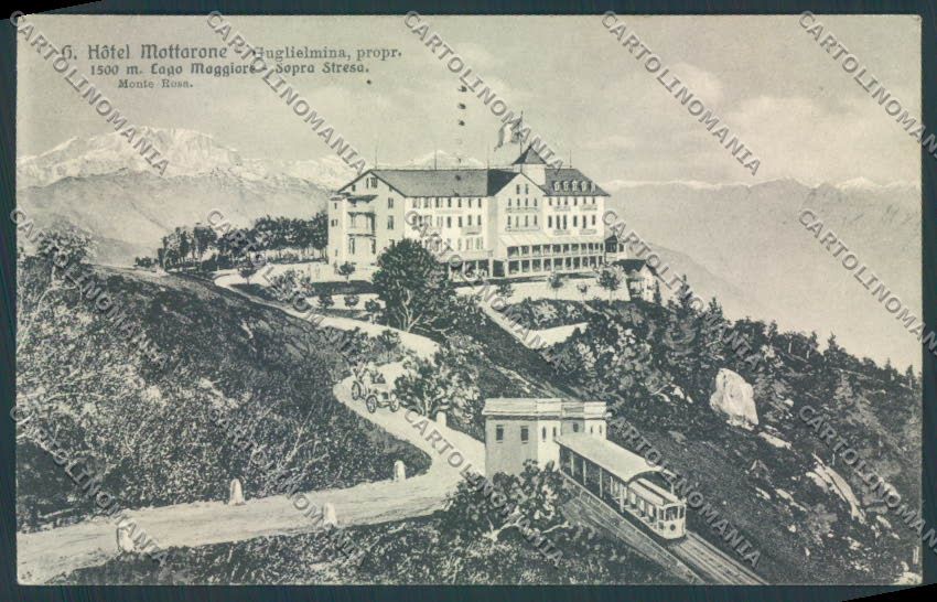 Verbania Stresa Mottarone Treno cartolina ZQ5287 – fronte