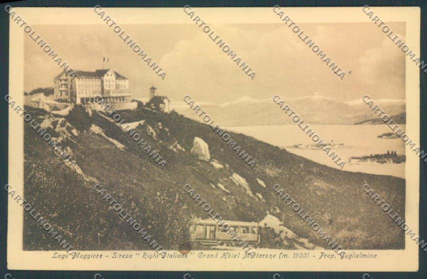Verbania Stresa Mottarone Treno cartolina ZQ5290 – fronte