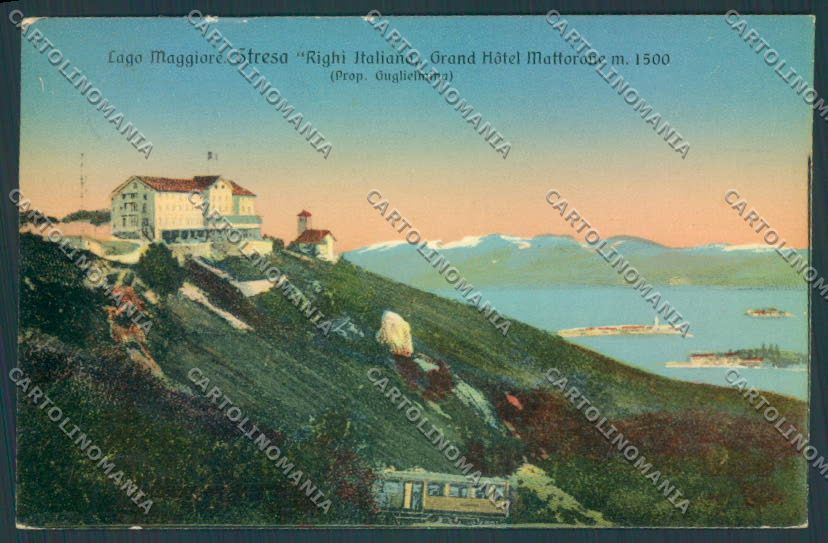 Verbania Stresa Mottarone Treno cartolina ZQ5292 – fronte