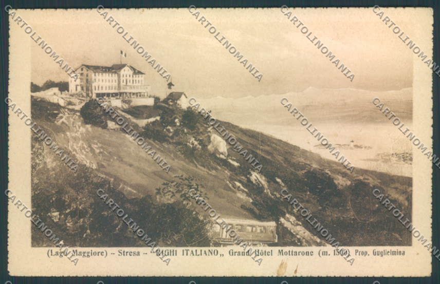Verbania Stresa Mottarone Treno cartolina ZQ5297 – fronte