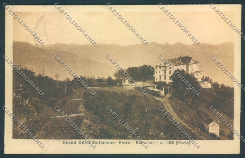Verbania Stresa Mottarone PIEGHINA cartolina ZQ5299 – fronte