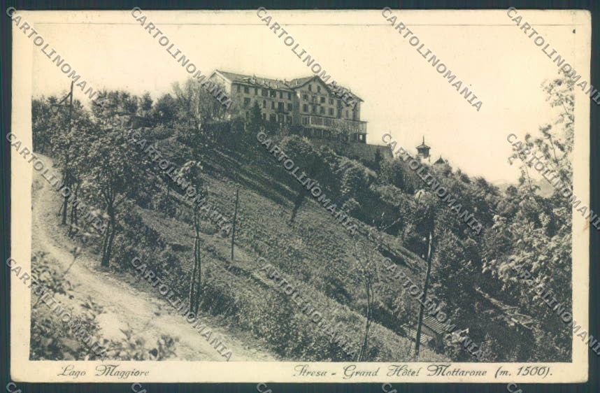 Verbania Stresa Mottarone PIEGHINA cartolina ZQ5304 – fronte