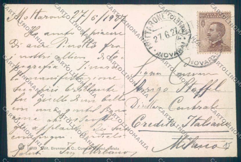 Verbania Stresa Mottarone cartolina ZQ5305 – retro